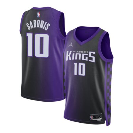 Domantas Sabonis Sacramento Kings Brand Unisex Swingman Jersey - Statement Edition - Purple