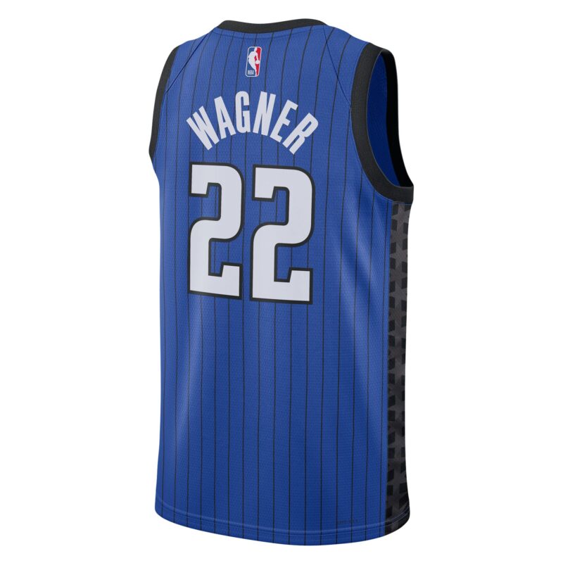 Franz Wagner Orlando Magic Brand Unisex Swingman Jersey - Statement Edition - Blue - Image 3