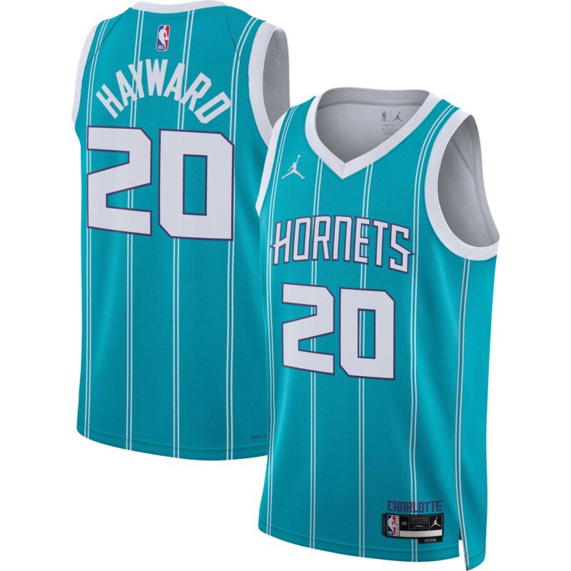 Gordon Hayward Charlotte Hornets Brand Unisex Swingman Jersey - Icon Edition - Teal