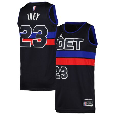 Jaden Ivey Detroit Pistons Brand Unisex Swingman Jersey - Statement Edition - Black