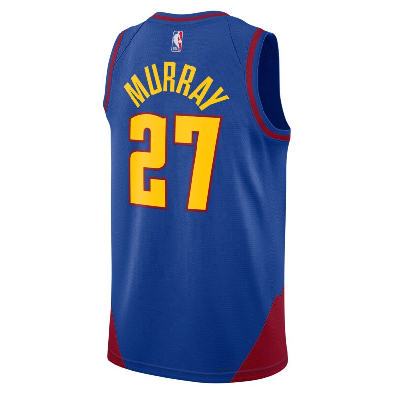 Jamal Murray Denver Nuggets Brand Unisex Swingman Jersey - Statement Edition - Blue - Image 3