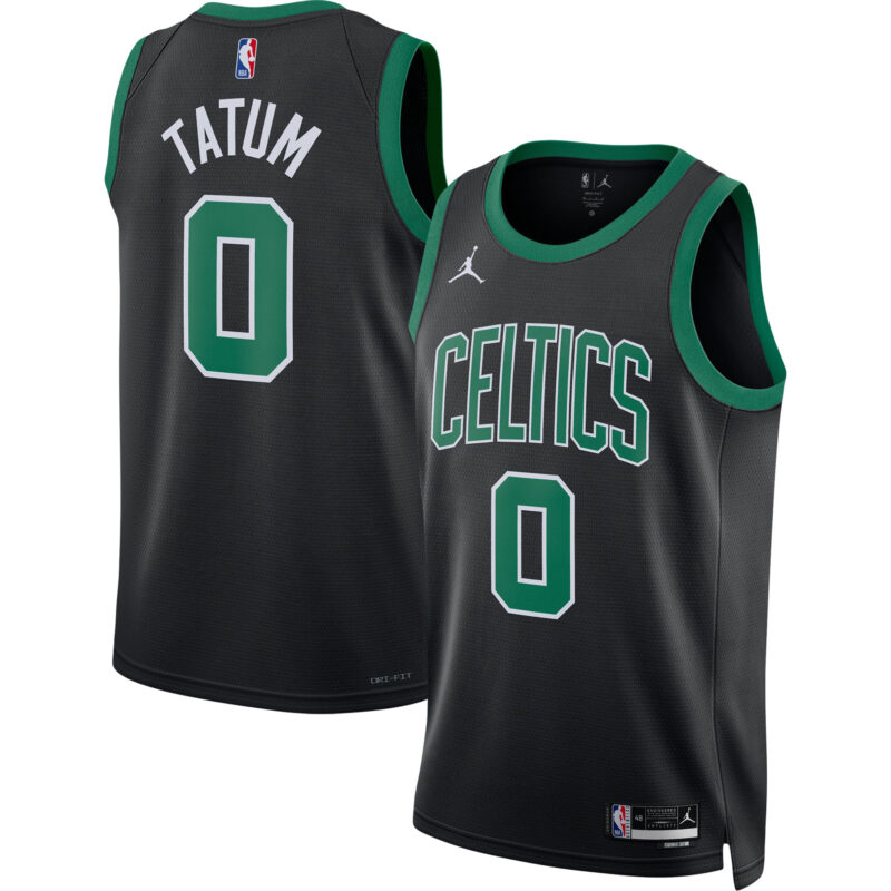 Jayson Tatum Boston Celtics Brand Unisex Swingman Jersey - Statement Edition - Black