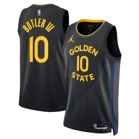 Jimmy Butler Golden State Warriors Brand Unisex Swingman Jersey - Statement Edition - Black