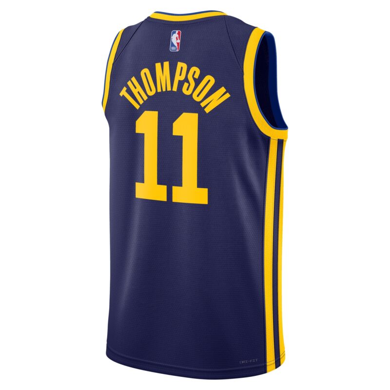 Klay Thompson Golden State Warriors Brand Unisex Swingman Jersey - Statement Edition - Navy - Image 3