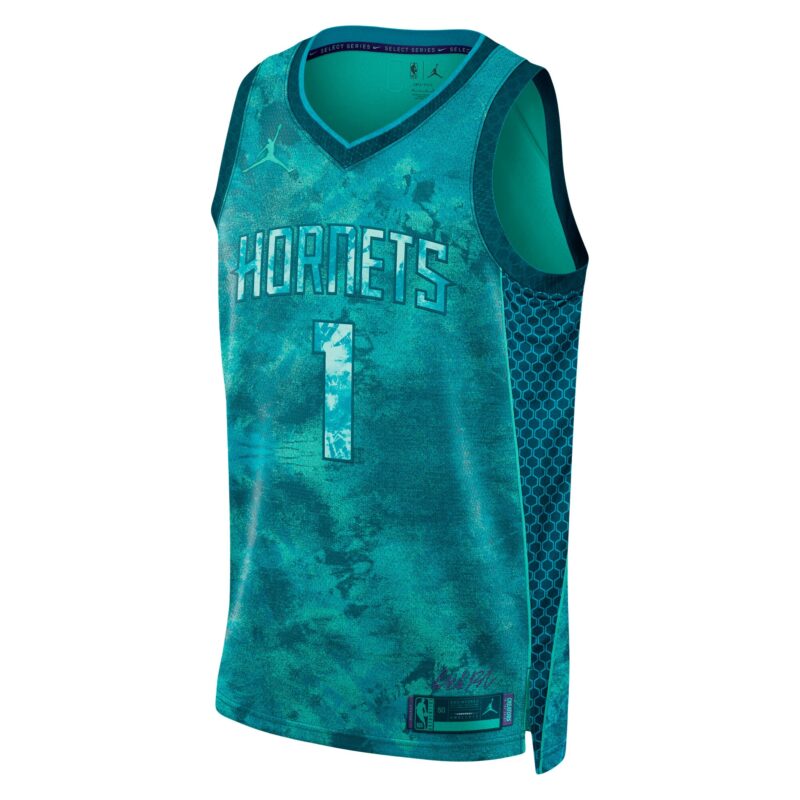 LaMelo Ball Charlotte Hornets Brand Unisex Select Series Swingman Jersey - Teal - Image 2
