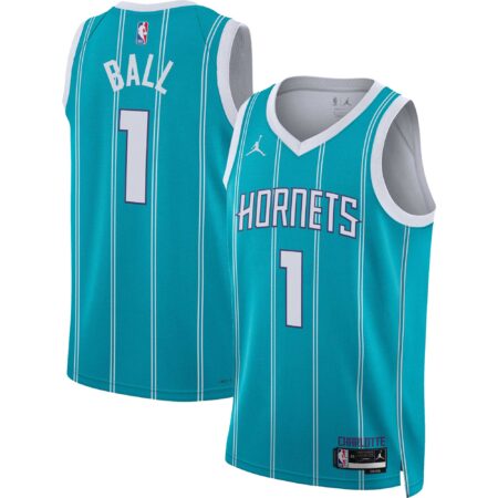 LaMelo Ball Charlotte Hornets Brand Unisex Swingman Jersey - Icon Edition - Teal