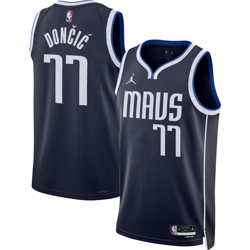 Luka Dončić Dallas Mavericks Brand Unisex Swingman Jersey - Statement Edition - Navy