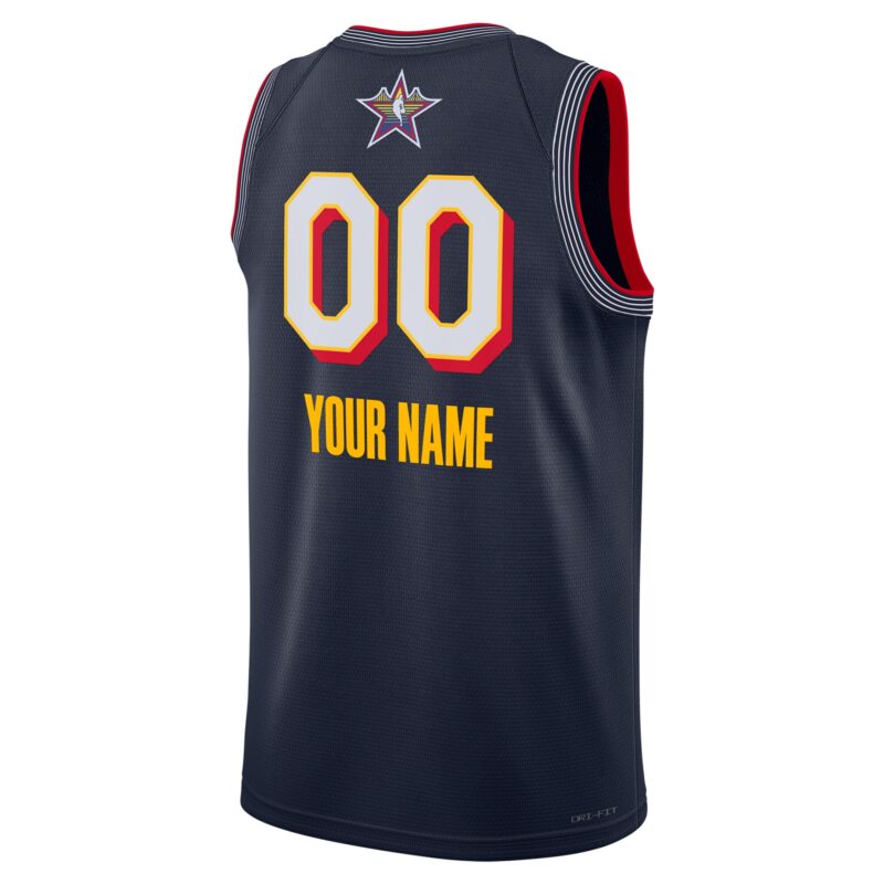 Brand Unisex 2025 Basketball All-Star Game Swingman Pick-A-Player Jersey - Navy - Image 3