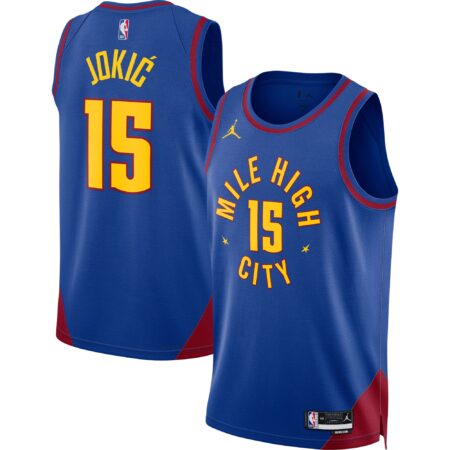 Nikola Jokic Denver Nuggets Brand Unisex Swingman Jersey - Statement Edition - Blue