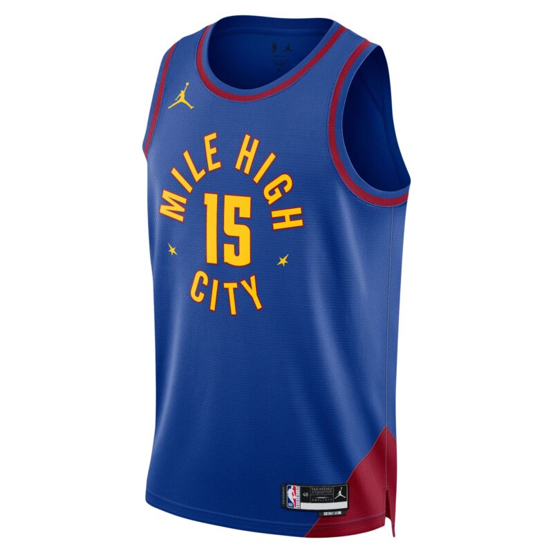 Nikola Jokic Denver Nuggets Brand Unisex Swingman Jersey - Statement Edition - Blue - Image 2