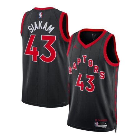 Pascal Siakam Toronto Raptors Brand Unisex Swingman Jersey - Statement Edition - Black
