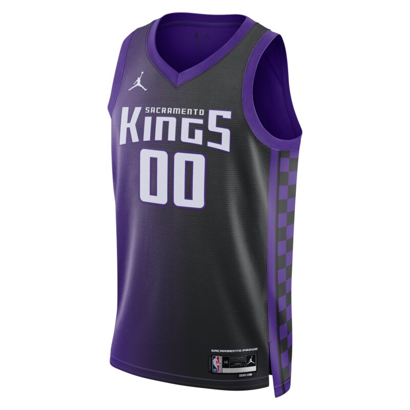 Sacramento Kings Brand Unisex Swingman Custom Jersey - Statement Edition - Purple - Image 2