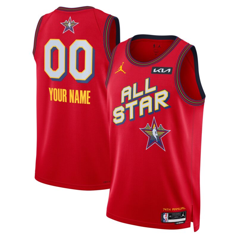Brand Unisex 2025 Basketball All-Star Game Swingman Pick-A-Player Jersey - Red