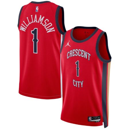 Zion Williamson New Orleans Pelicans Brand Unisex Swingman Jersey - Statement Edition - Red