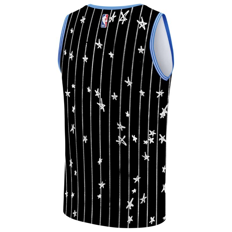 Orlando Magic Basketball & KidSuper Studios by Unisex Hometown Jersey - Black - Image 3