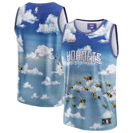 Charlotte Hornets Basketball & KidSuper Studios by Unisex Hometown Jersey - Blue