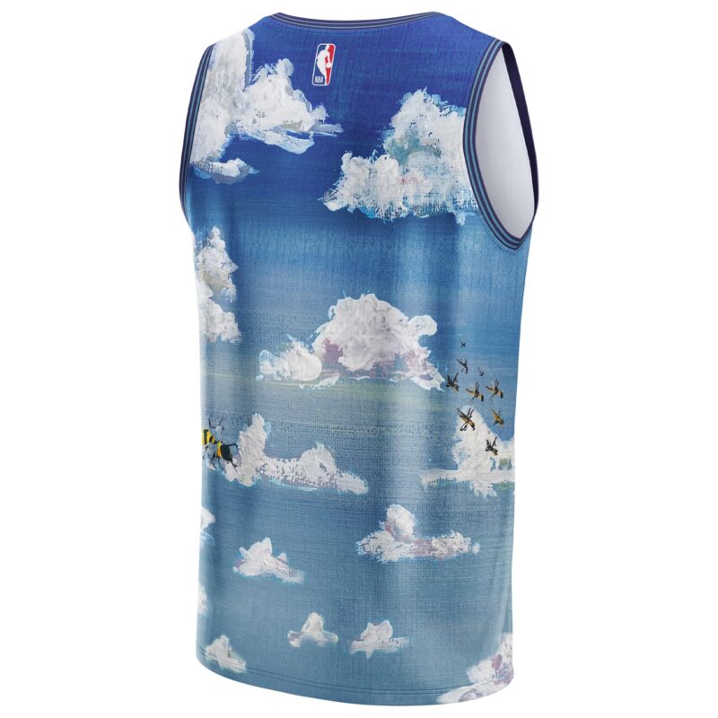 Charlotte Hornets Basketball & KidSuper Studios by Unisex Hometown Jersey - Blue - Image 3