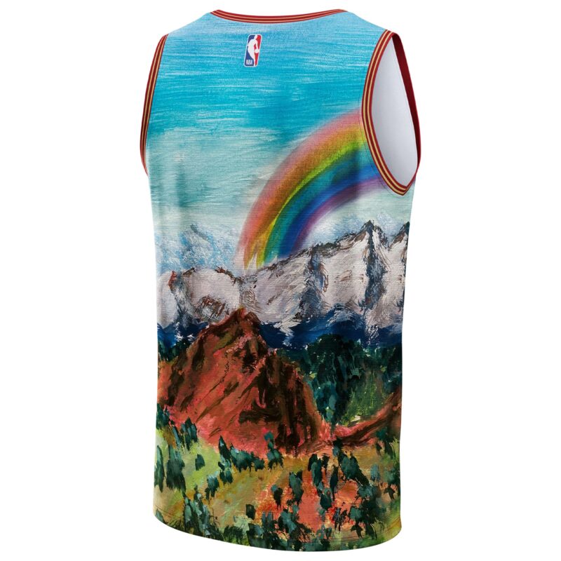 Denver Nuggets Basketball & KidSuper Studios by Unisex Hometown Jersey - Blue - Image 3