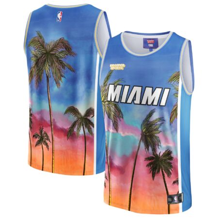 Miami Heat Basketball & KidSuper Studios by Unisex Hometown Jersey - Blue