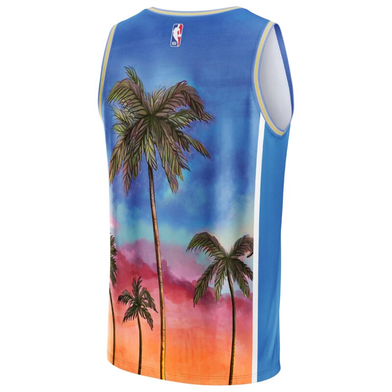 Miami Heat Basketball & KidSuper Studios by Unisex Hometown Jersey - Blue - Image 3