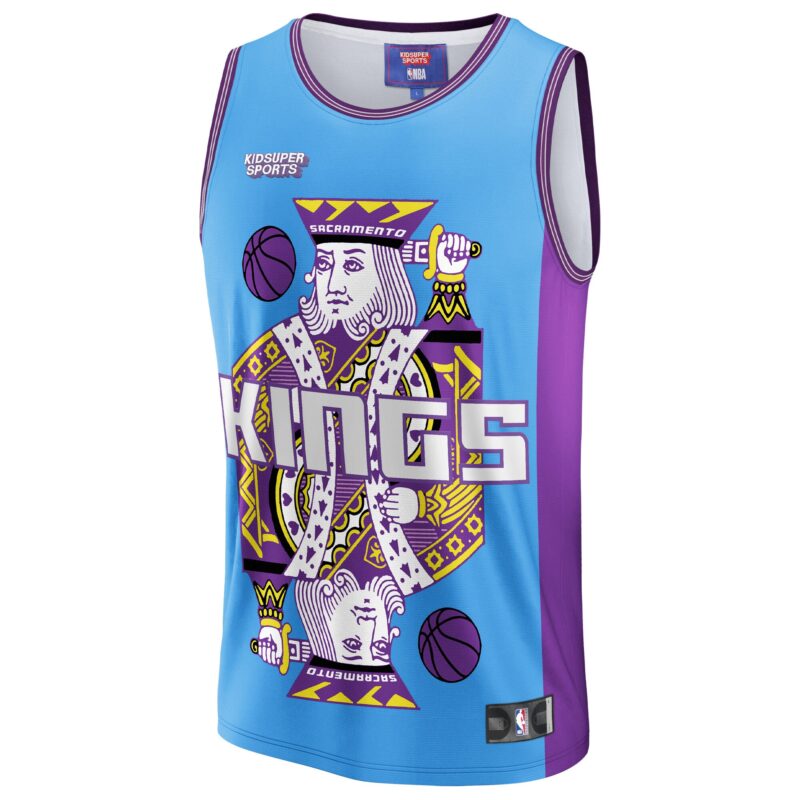Sacramento Kings Basketball & KidSuper Studios by Unisex Hometown Jersey - Blue - Image 2