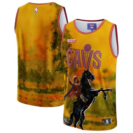 Cleveland Cavaliers Basketball & KidSuper Studios by Unisex Hometown Jersey - Gold