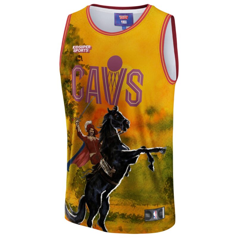 Cleveland Cavaliers Basketball & KidSuper Studios by Unisex Hometown Jersey - Gold - Image 2