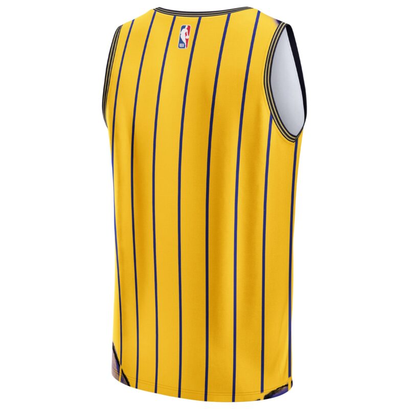 Indiana Pacers Basketball & KidSuper Studios by Unisex Hometown Jersey - Gold - Image 3