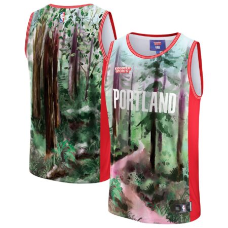 Portland Trail Blazers Basketball & KidSuper Studios by Unisex Hometown Jersey - Green