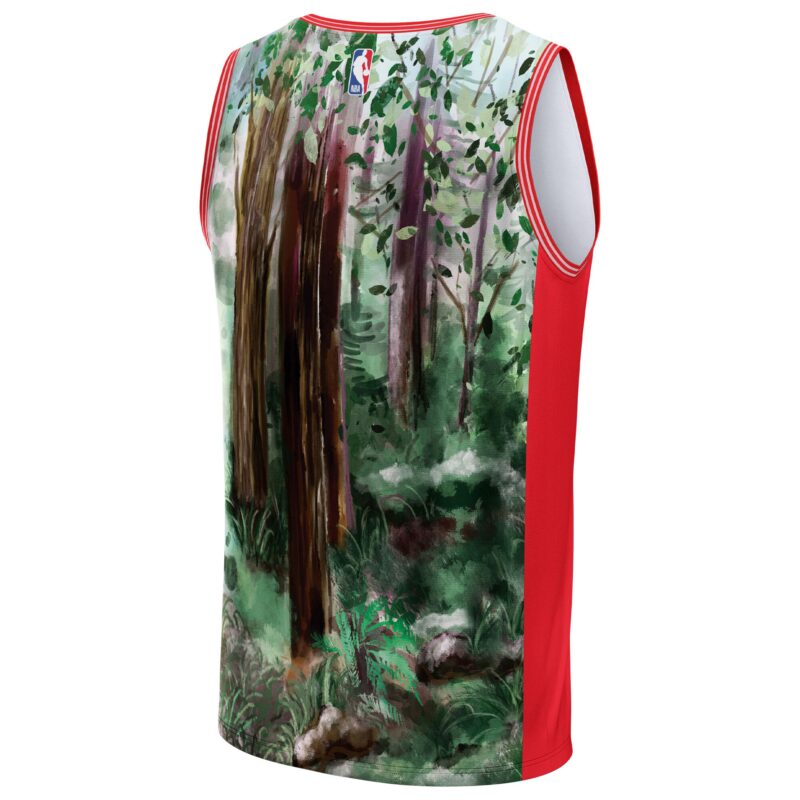 Portland Trail Blazers Basketball & KidSuper Studios by Unisex Hometown Jersey - Green - Image 3