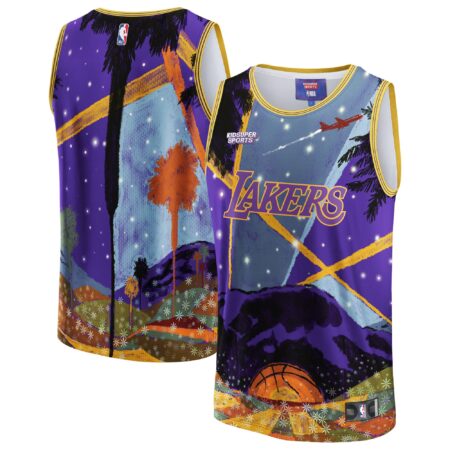 Los Angeles Lakers Basketball & KidSuper Studios by Unisex Hometown Jersey - Purple