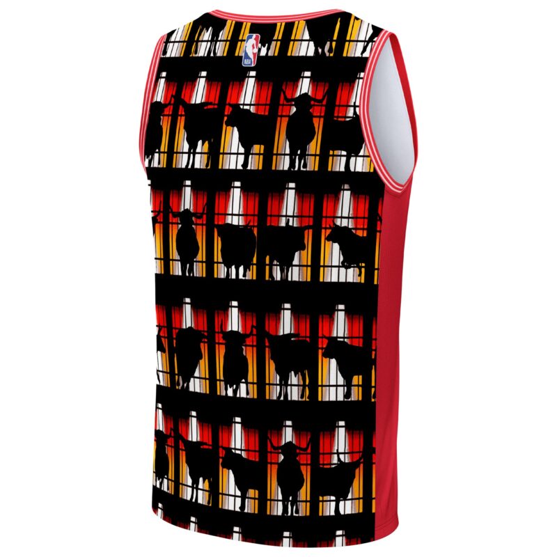 Chicago Bulls Basketball & KidSuper Studios by Unisex Hometown Jersey - Red - Image 3