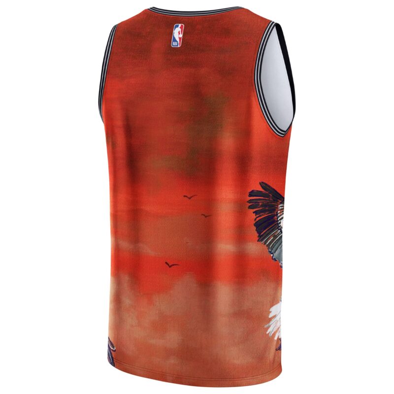 New Orleans Pelicans Basketball & KidSuper Studios by Unisex Hometown Jersey - Red - Image 3