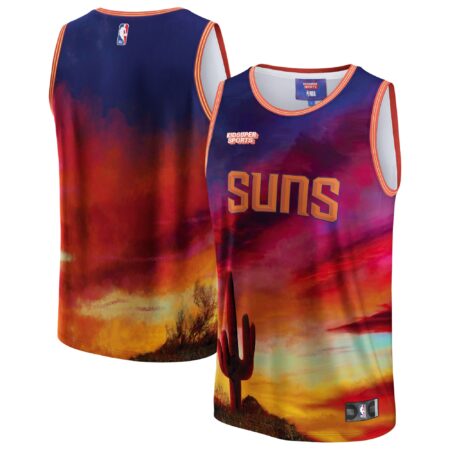 Phoenix Suns Basketball & KidSuper Studios by Unisex Hometown Jersey - Red