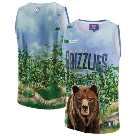 Memphis Grizzlies Basketball & KidSuper Studios by Unisex Hometown Jersey - Teal