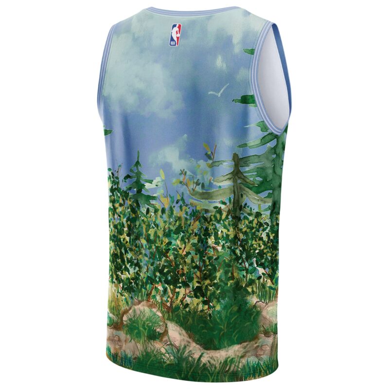 Memphis Grizzlies Basketball & KidSuper Studios by Unisex Hometown Jersey - Teal - Image 3