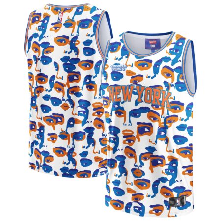New York Knicks Basketball & KidSuper Studios by Unisex Hometown Jersey - White