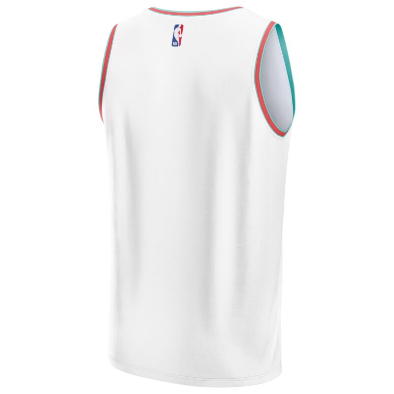 San Antonio Spurs Basketball & KidSuper Studios by Unisex Hometown Jersey - White - Image 3