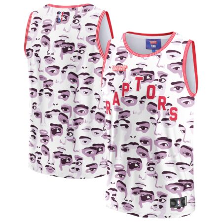 Toronto Raptors Basketball & KidSuper Studios by Unisex Hometown Jersey - White