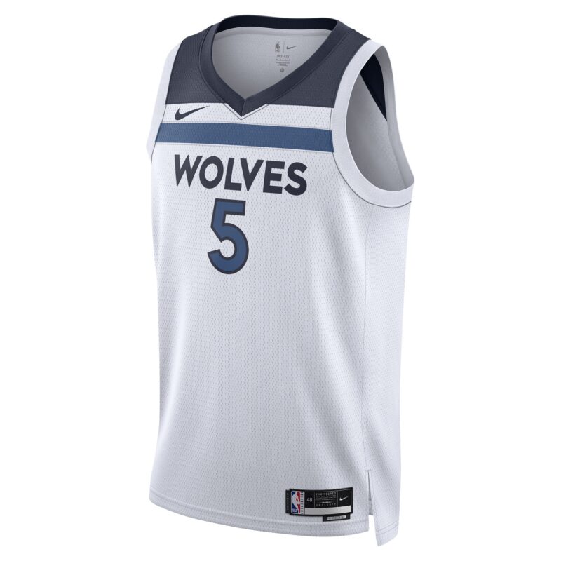 Anthony Edwards Minnesota Timberwolves Unisex Swingman Jersey - Association Edition - White - Image 2