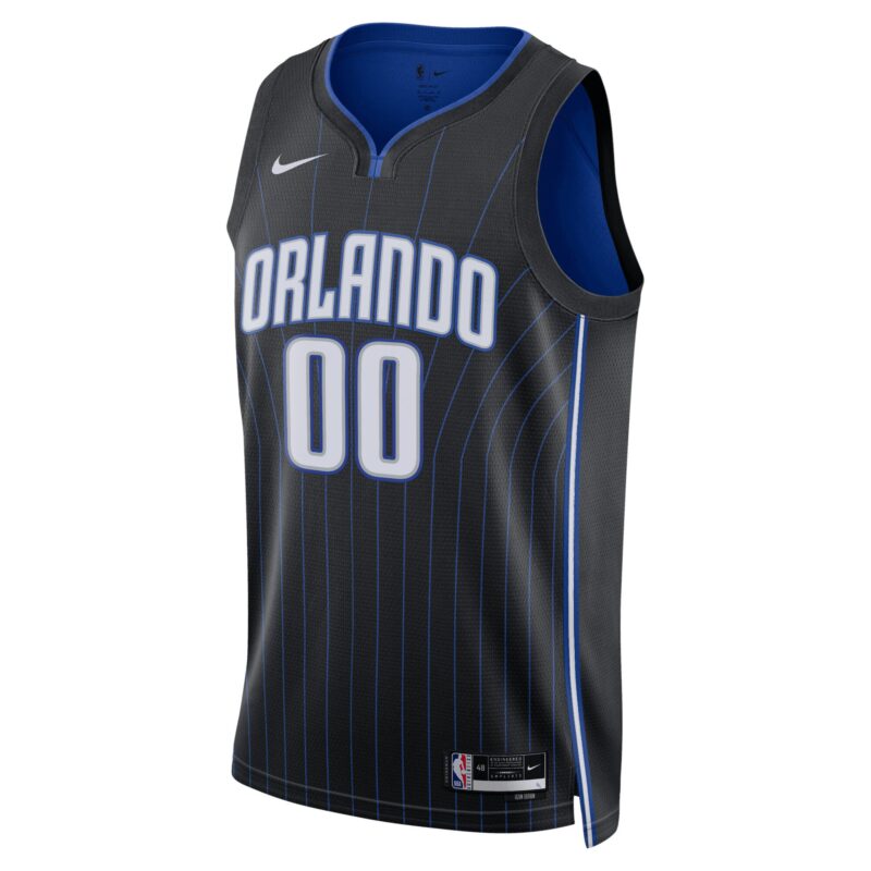 Orlando Magic Unisex Swingman Custom Jersey Black - Icon Edition - Image 2