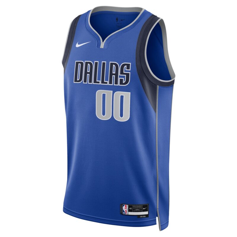 Dallas Mavericks Unisex Swingman Custom Jersey Blue - Icon Edition - Image 2