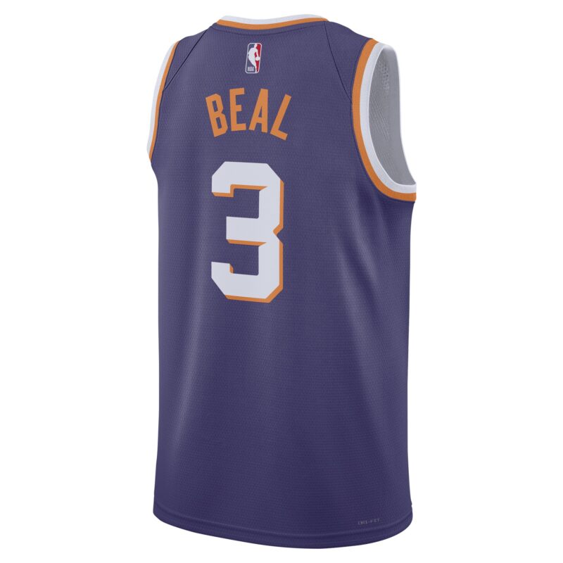 Bradley Beal Phoenix Suns Unisex Swingman Jersey - Icon Edition - Purple - Image 3