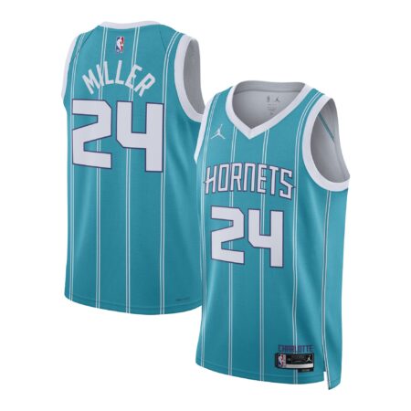 Brandon Miller Charlotte Hornets Unisex Basketball Draft Swingman Jersey - Icon Edition - Teal
