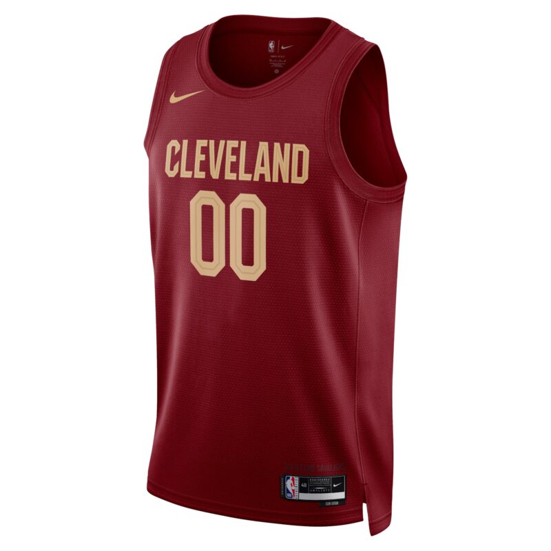 Cleveland Cavaliers Unisex Swingman Custom Jersey Burgundy - Icon Edition - Image 2