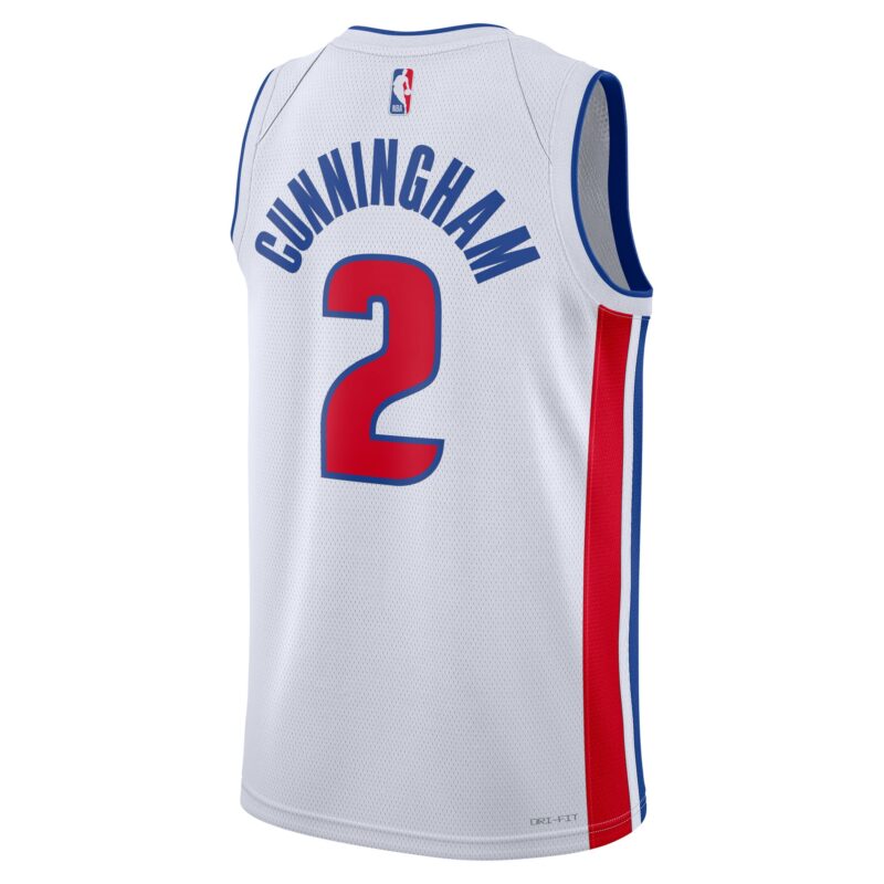 Cade Cunningham Detroit Pistons Unisex Swingman Jersey - Association Edition - White - Image 3