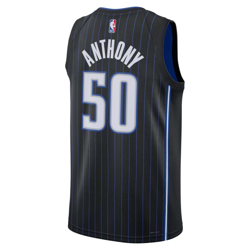 Cole Anthony Orlando Magic Unisex Swingman Jersey - Icon Edition - Black - Image 3