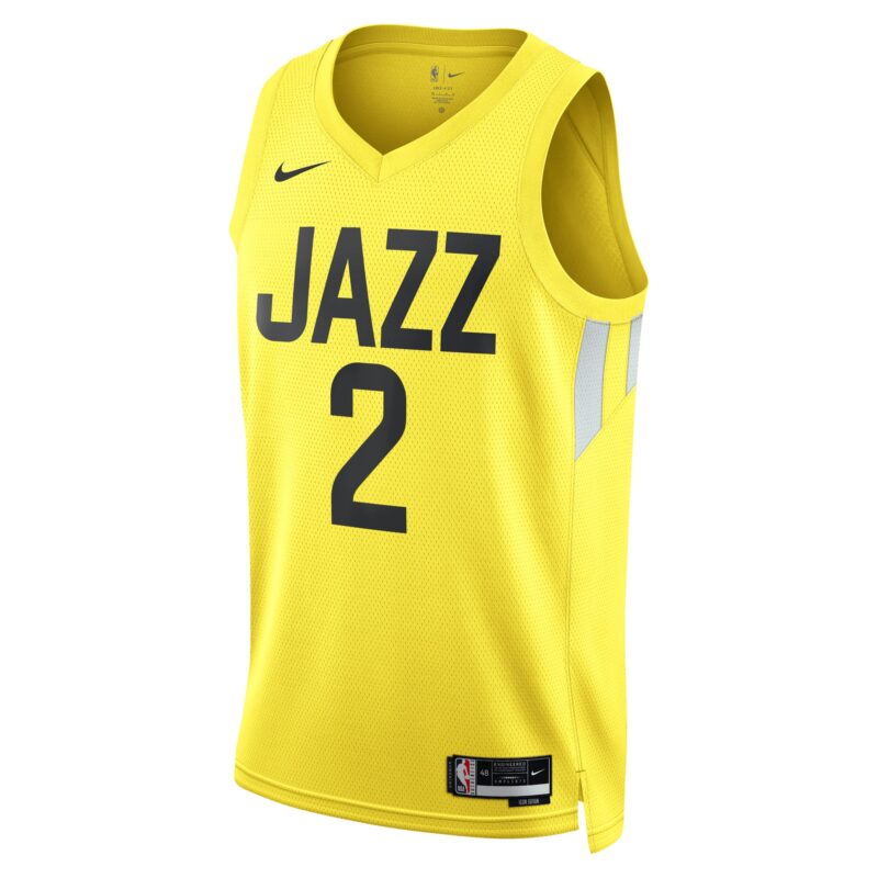 Collin Sexton Utah Jazz Unisex Swingman Jersey - Icon Edition - Gold - Image 2