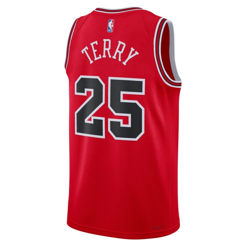 Dalen Terry Chicago Bulls Unisex 2022 Basketball Draft First Round Pick Swingman Jersey - Icon Edition - Red - Image 3