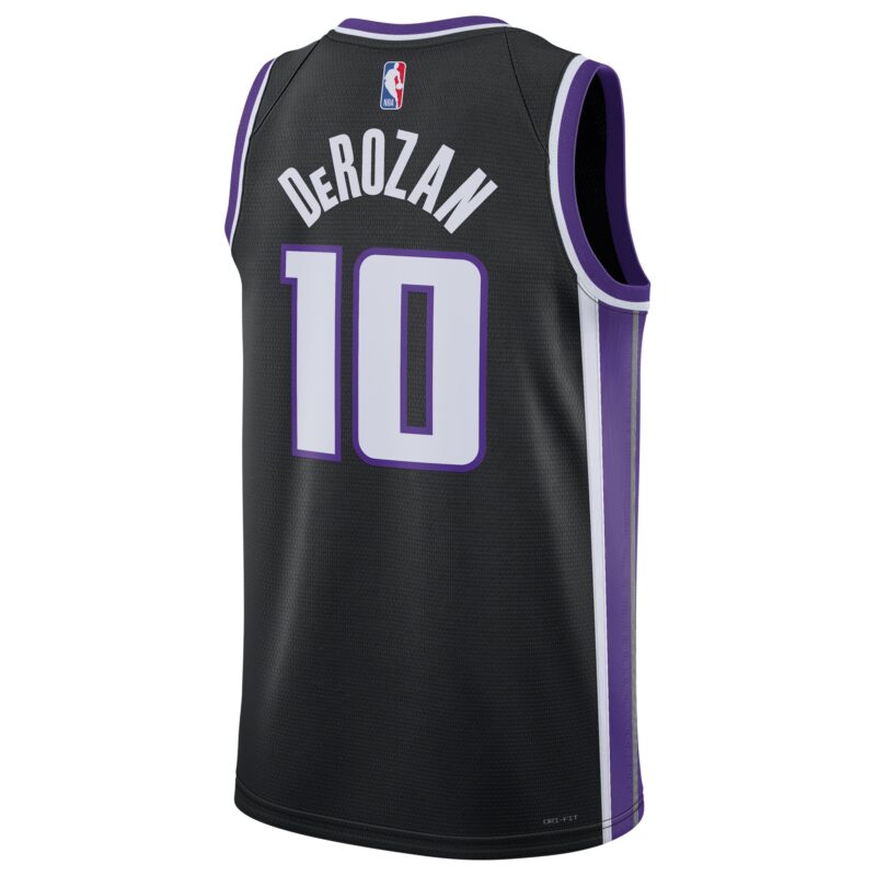 DeMar DeRozan Sacramento Kings Unisex Swingman Player Jersey - Icon Edition - Black - Image 3